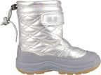 Snowboots Meisjes Quilt Zilver / Grijs Maat 27