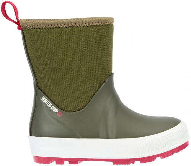 snowboots Neo Welly Jr neopreen legergroen mt 27