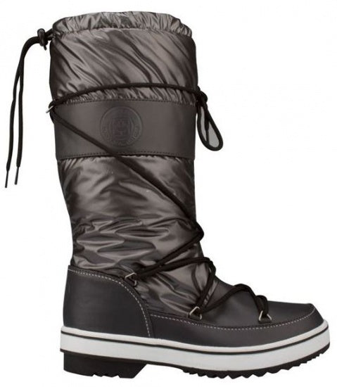 Snowboots Lace Up hoog dames antraciet maat 36