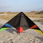 stuntvlieger Skydart 82 x 175 cm polyester zwart