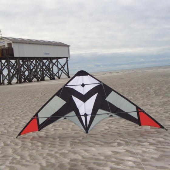 stuntvlieger Sportsman 86 x 200 cm polyester grijs