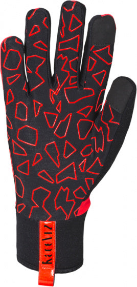 fietshandschoenen Raceviz Thunder neopreen rood maat 8