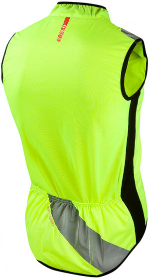 fietsjack Raceviz Paterberg textiel/PU geel maat 3XL
