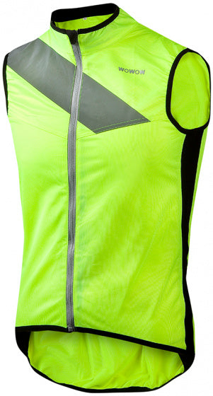 fietsjack Raceviz Paterberg textiel/PU geel maat 3XL