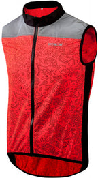 Wowow Fietsjack Raceviz katoen/PU rood maat XXL