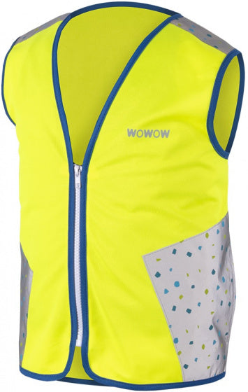 wowow reflecterend kindervest terrazzo refl.vest terrazzo yellow s