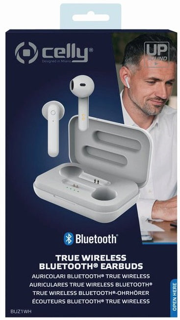 Celly BUZ 1 Bluetooth oordopjes - wit