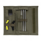 rietjesset Tierra RVS/polyester groen 7-delig