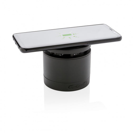 speaker/oplader 2-in-1 9 cm ABS zwart 2-delig