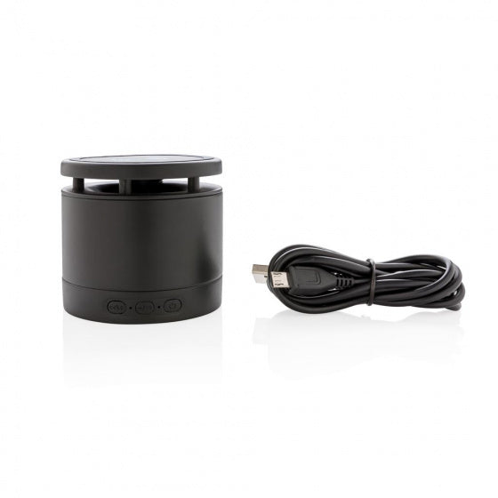 speaker/oplader 2-in-1 9 cm ABS zwart 2-delig