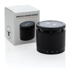 speaker/oplader 2-in-1 9 cm ABS zwart 2-delig