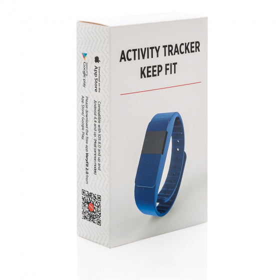 activity-tracker Keep Fit 26 x 2 cm TPE blauw