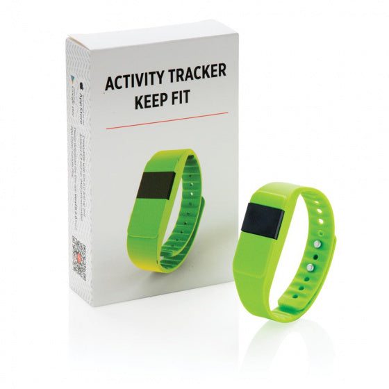 Xd collection Activity-tracker Keep Fit 26 x 2 cm TPE groen
