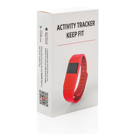 activity-tracker Keep Fit 26 x 2 cm TPE rood