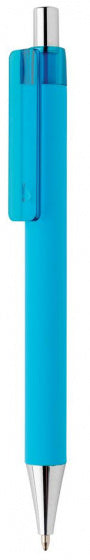balpen X8 Smooth Touch 14 cm ABS lichtblauw