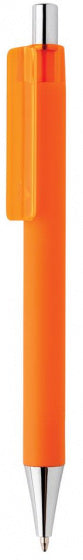 balpen X8 Smooth Touch 14 cm ABS oranje