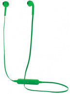 oortelefoon bluetooth 70 cm ABS/EVA groen 3-delig