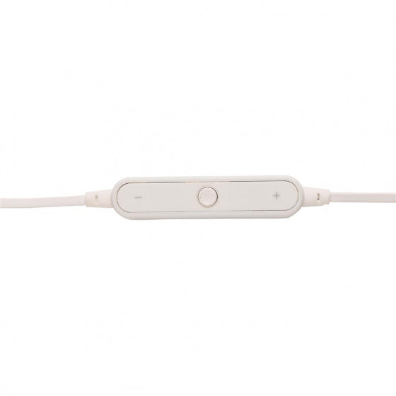 oortelefoon bluetooth 70 cm ABS/EVA wit 3-delig