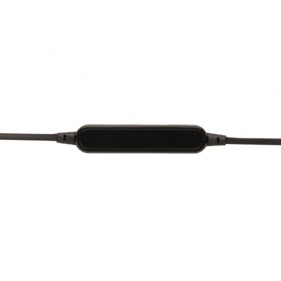 oortelefoon bluetooth 70 cm ABS/EVA zwart 2-delig