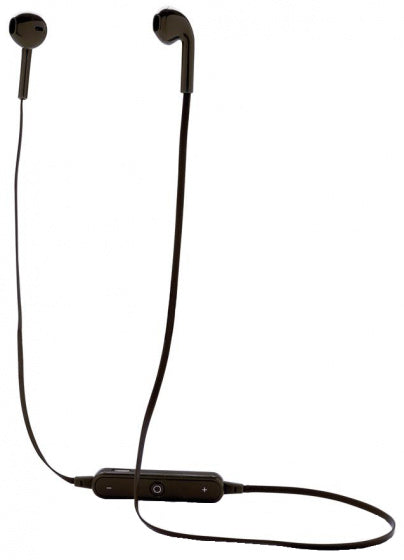 oortelefoon bluetooth 70 cm ABS/EVA zwart 2-delig