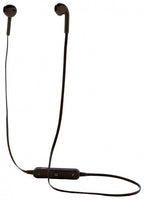 oortelefoon bluetooth 70 cm ABS/EVA zwart 2-delig