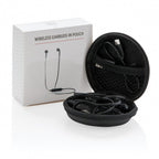 oortelefoon bluetooth 70 cm ABS/EVA zwart 2-delig