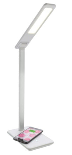 draadloze oplader en tafellamp 5W 39 cm ABS wit