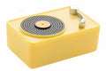 speaker draadloos 7,5 cm metaal geel