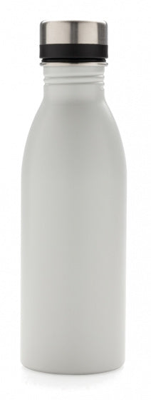 drinkfles Deluxe 500 ml RVS wit