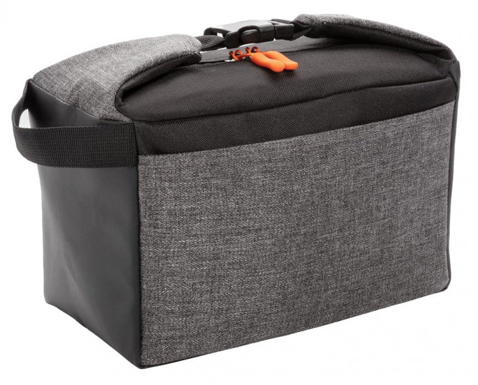 koeltas 5,6 liter 26 cm polyester grijs/zwart