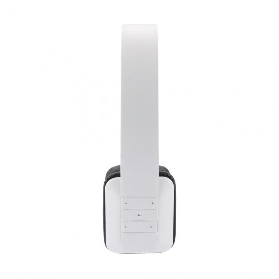 koptelefoon bluetooth 17 cm ABS/PU wit 2-delig