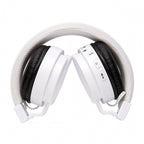 koptelefoon opvouwbaar bluetooth wit 3-delig