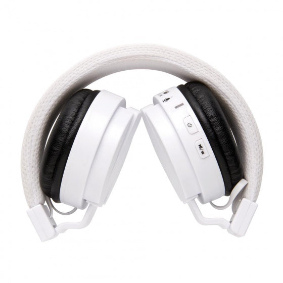 koptelefoon opvouwbaar bluetooth wit 3-delig