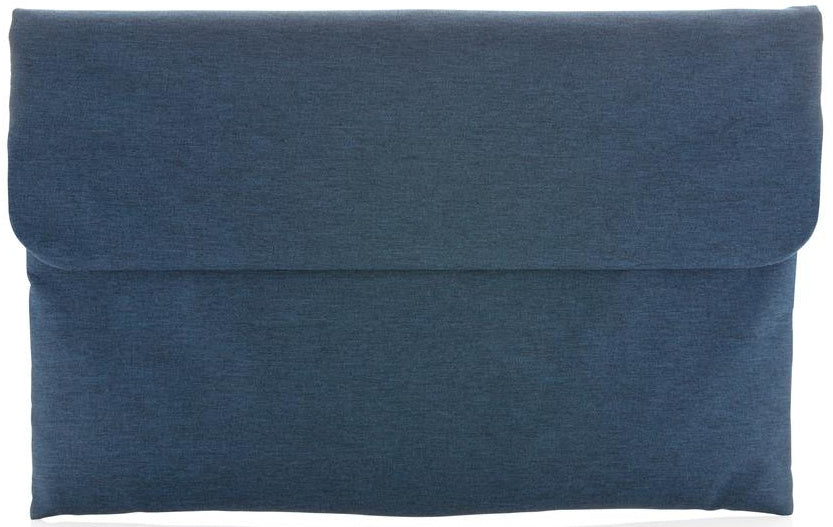 laptophoes sleeve 15.6 inch polyester blauw