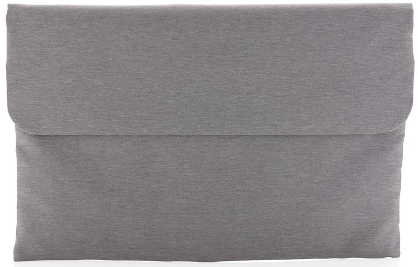laptophoes sleeve 15.6 inch polyester grijs