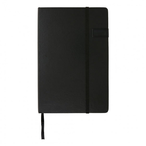 notitieboek 4GB USB papier zwart 2-delig