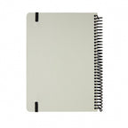 notitieboek Deluxe 21 x 15 cm karton grijs/zwart