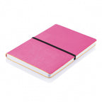 notitieboek Deluxe A5 PU/papier roze