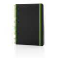 notitieboek Deluxe A5 PVC/papier zwart/groen