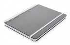 notitieboek Deluxe A5 PVC/papier zwart/wit