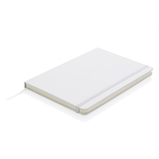 notitieboek Hard Cover A5 karton/PU wit