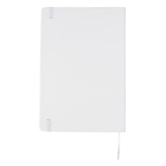 notitieboek Hard Cover A5 karton/PU wit