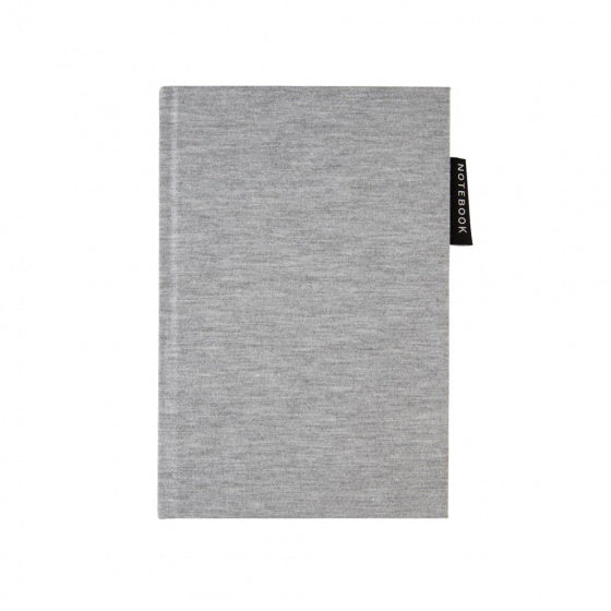 notitieboek Jersey A5 karton/textiel donkerblauw