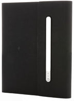 notitieboek met oplader A5 PU/papier zwart