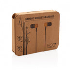 oordopjes Bamboo bluetooth 75 cm ABS zwart 5-delig