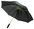 paraplu 103 x 81 cm fiberglass zwart/groen