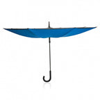 paraplu 85 x 115 cm fiberglass/polyester blauw