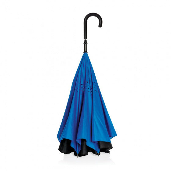paraplu 85 x 115 cm fiberglass/polyester blauw