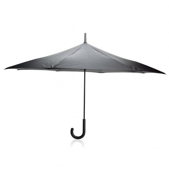 paraplu 85 x 115 cm fiberglass/polyester grijs