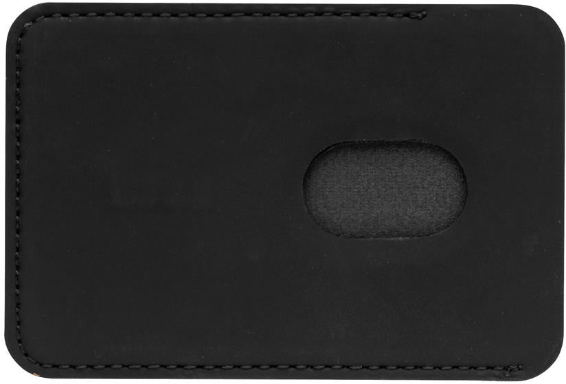 pasjeshouder magnetisch 9,5 cm polyurethaan zwart